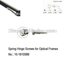 Optical Screws,Self-Aligning Screws,Nose Pad Screws,Rimless Screws,Hinge Screws